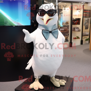 White Pigeon mascot costume...