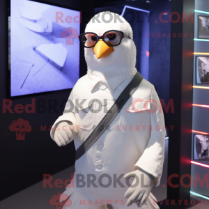 White Pigeon maskot kostume...