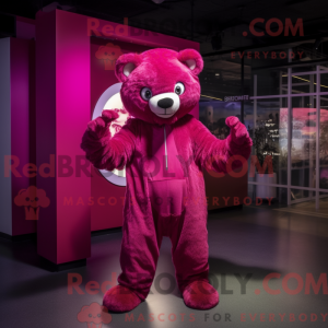 Máscara Magenta Teddy Bear...
