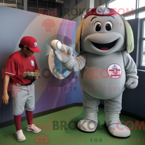 Gray Raspberry mascot...
