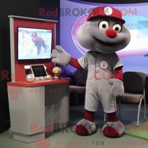 Gray Raspberry mascot...