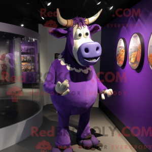 Purple Cow maskot kostume...