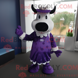 Purple Cow maskot kostume...