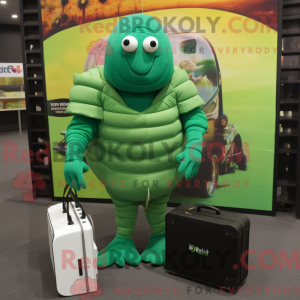 Green Trilobite mascot...