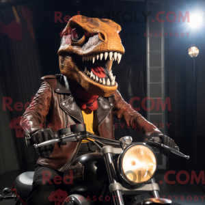 Rust Tyrannosaurus mascot...