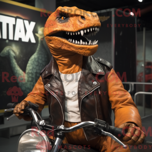 Rust Tyrannosaurus maskot...