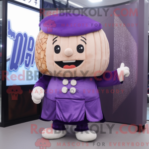 Purple Dim Sum mascot...