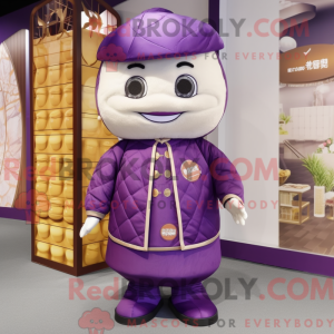 Purple Dim Sum mascot...