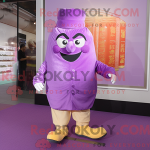 Purple Dim Sum mascot...