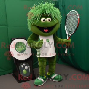 Forest Green Tennis Racket...