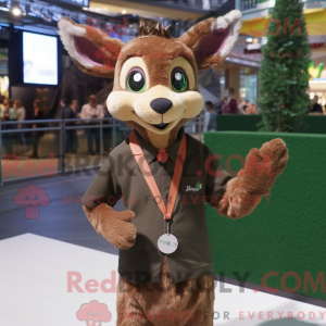 Brown Roe Deer mascot...