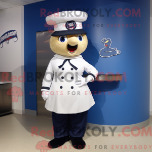 Navy Steak mascot costume...