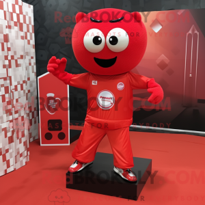 Postava maskota Red Soccer...
