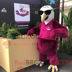 Magenta Vulture mascot...