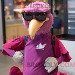 Magenta Vulture mascot...