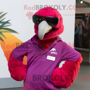 Magenta Vulture mascot...