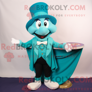 Teal Magician mascot...