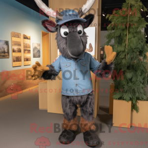 Black Elk mascot costume...