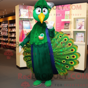 Forest Green Peacock maskot...