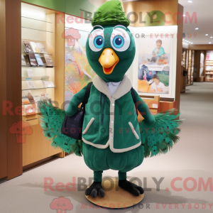 Forest Green Peacock mascot...