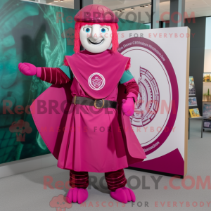 Magenta Celtic Shield...