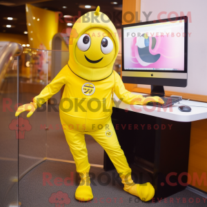 Citrongul Computer maskot...