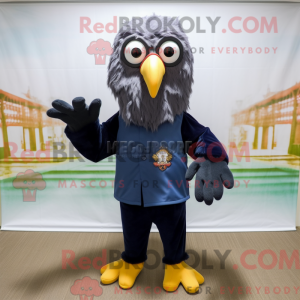 Navy Harpy mascot costume...
