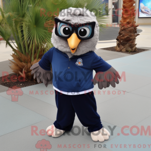 Navy Harpy mascot costume...