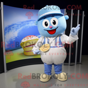Blue Ramen mascot costume...