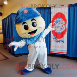 Blue Ramen mascot costume...