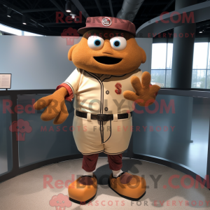 Rust Baseball Glove maskot...