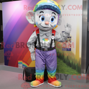 Silver Rainbow mascot...