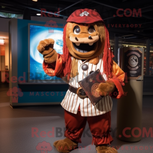 Rust Pirate Maskot Drakt...