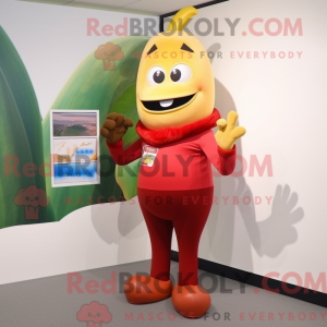 Maskottchenkostüm Red Baa...