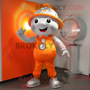 Silver Orange mascot...