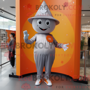 Silver Orange mascot...