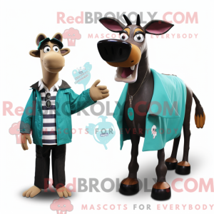 Costume mascotte d okapi...