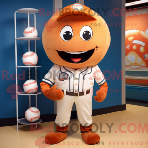 Rust Baseball Ball maskot...
