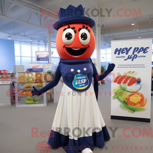 Navy Pepper mascot costume...