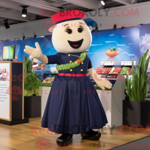Navy Pepper mascottekostuum...