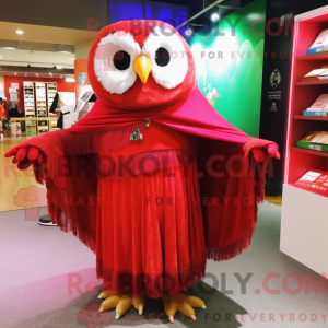 Red Owl maskotdraktfigur...