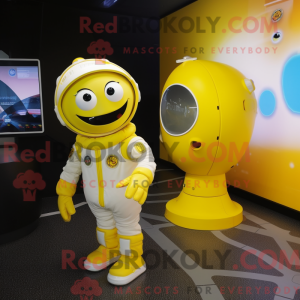 Citrongul Astronaut maskot...