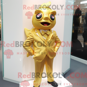 Gold Cod-mascottekostuum...