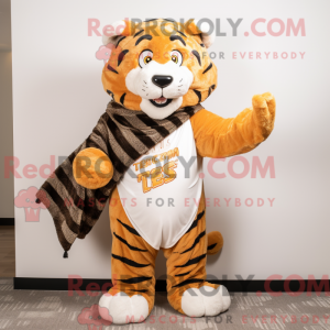 Tan Tiger mascot costume...