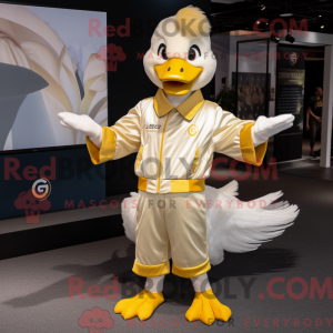 Guldgæs maskot kostume...