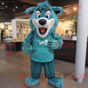 Teal Say Wolf máscara de...