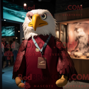 Maroon Haast S Eagle mascot...