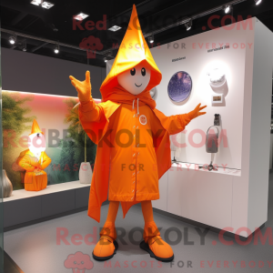 Orange Wizard maskot...