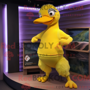 Yellow Dodo Bird mascot...