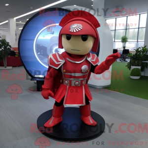 Postava maskota Red Spartan...